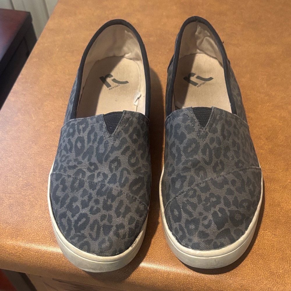 Animal Print Slip On